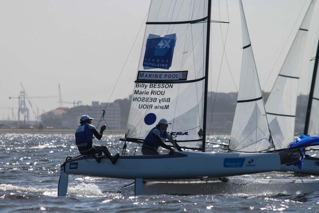 Billy Besson and Marie Riou - 2014 Aquece Rio © ISAF 